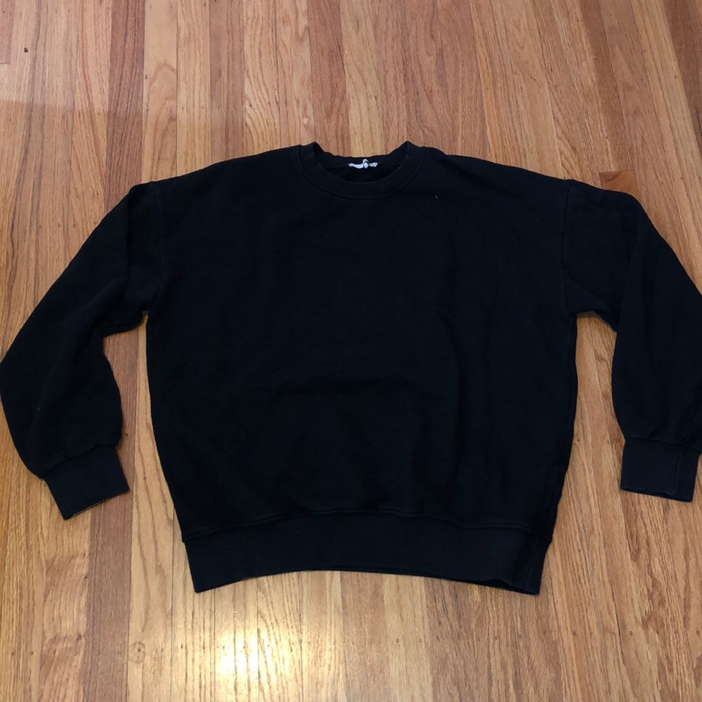 Black Oak + Fort Crew-Neck Sweater